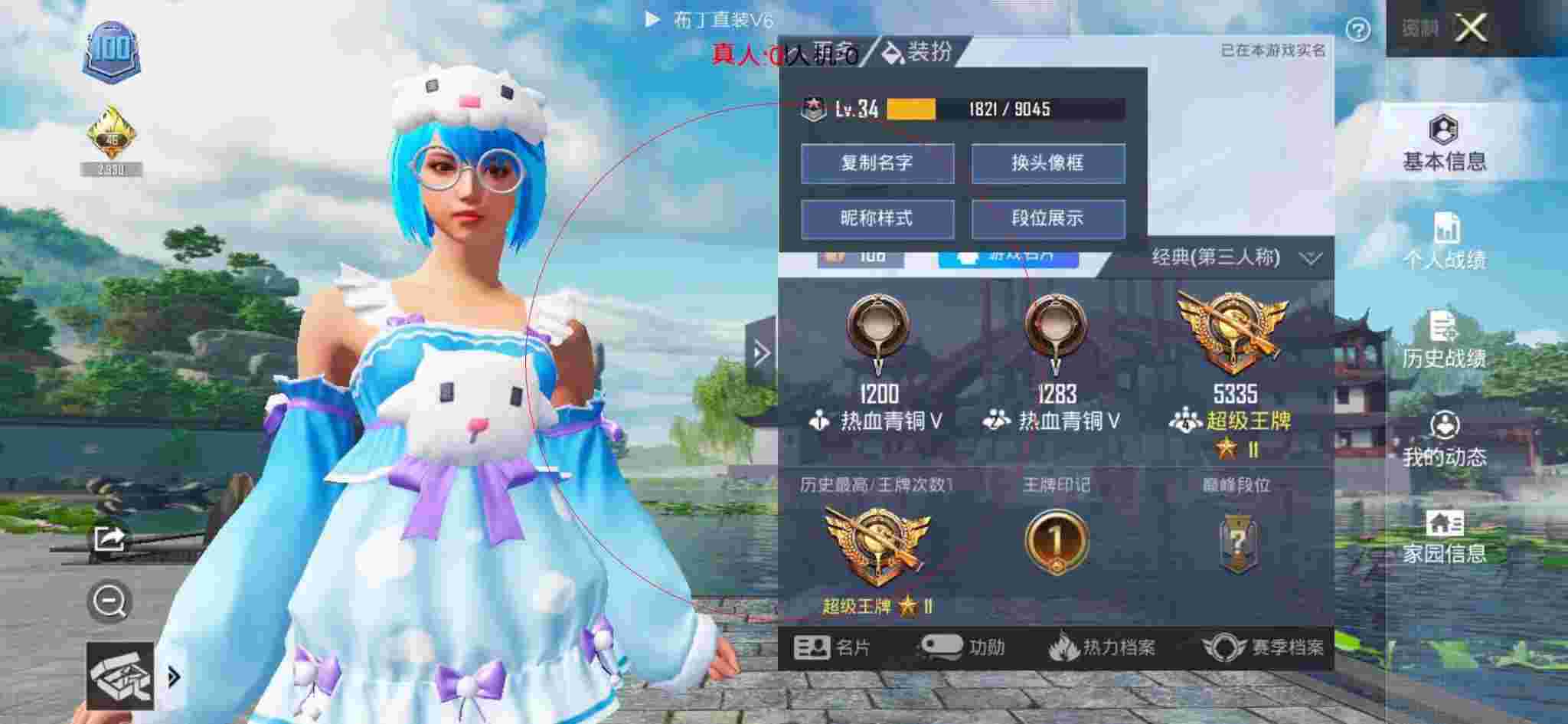和平精英布丁直装透视 - 和平精英科技风格套装辅助预览图